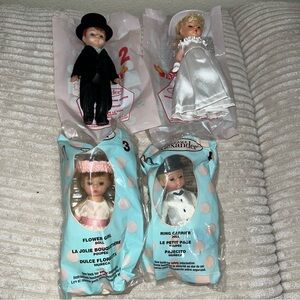 Vintage Madame Alexander Wedding Doll lot McDonald’s Happy Meal Toys Bride Groom